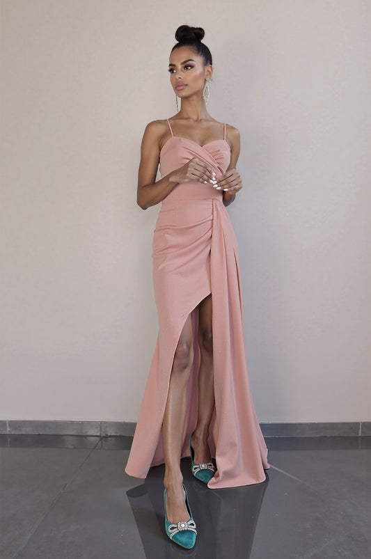 Дамска рокля с камъчета 502/1