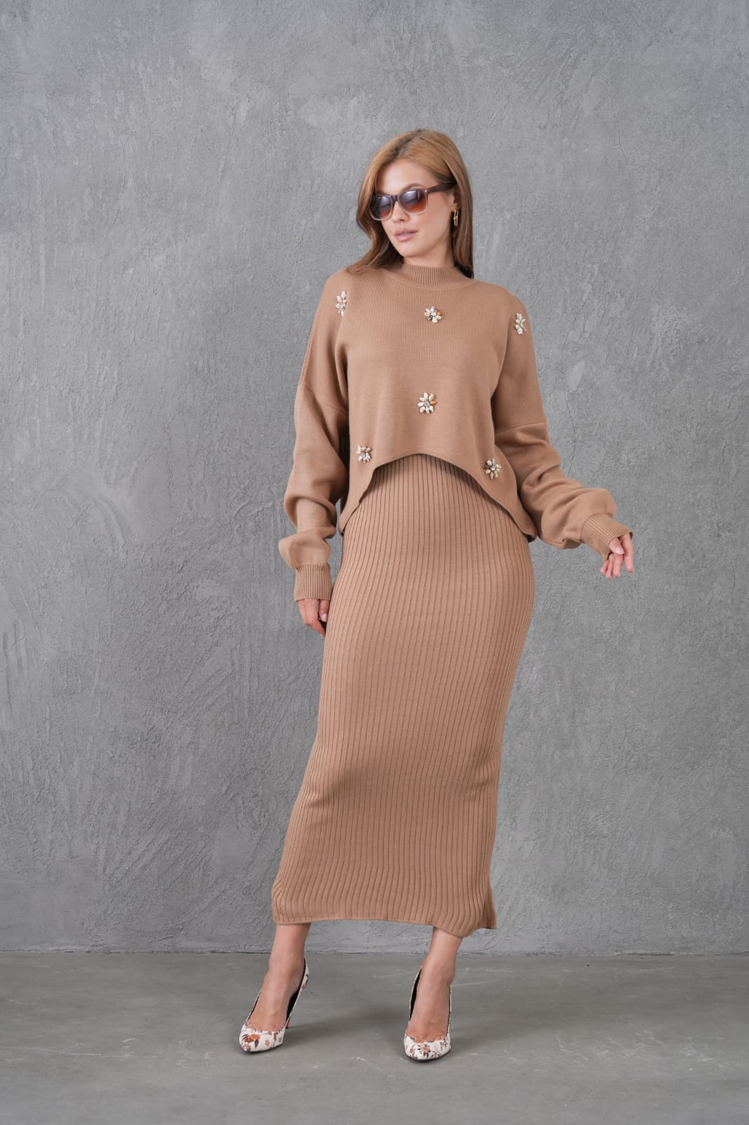 Рокля с пуловер 170