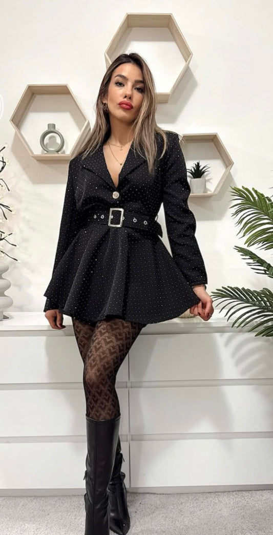 Дамски гащеризон с камъчета 247