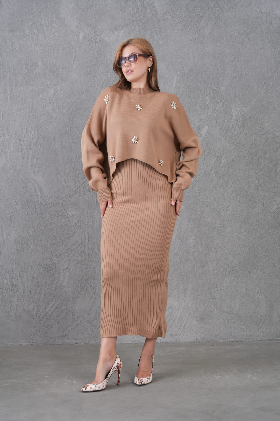 Рокля с пуловер 170