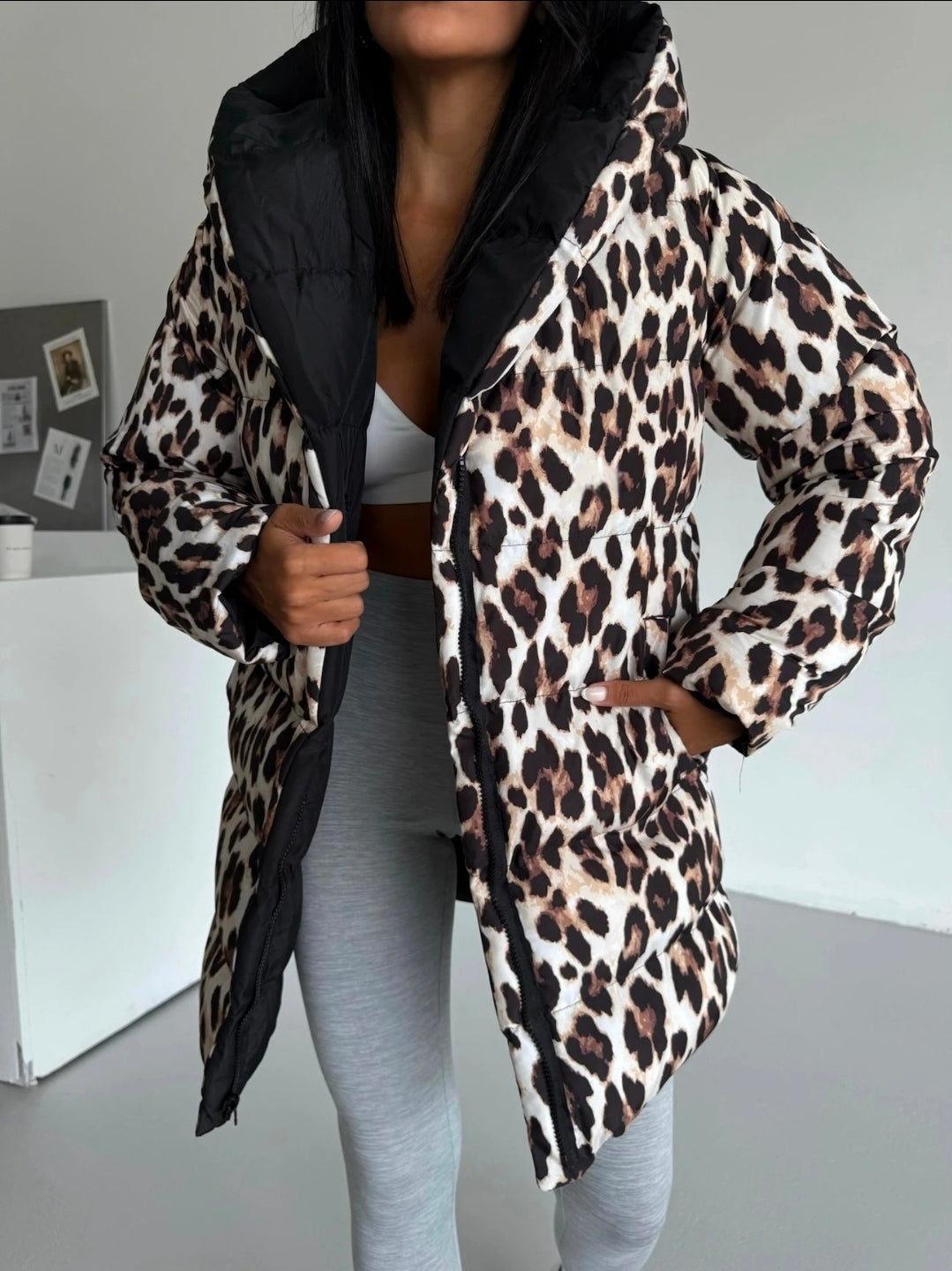 Двулицево зимно яке 160